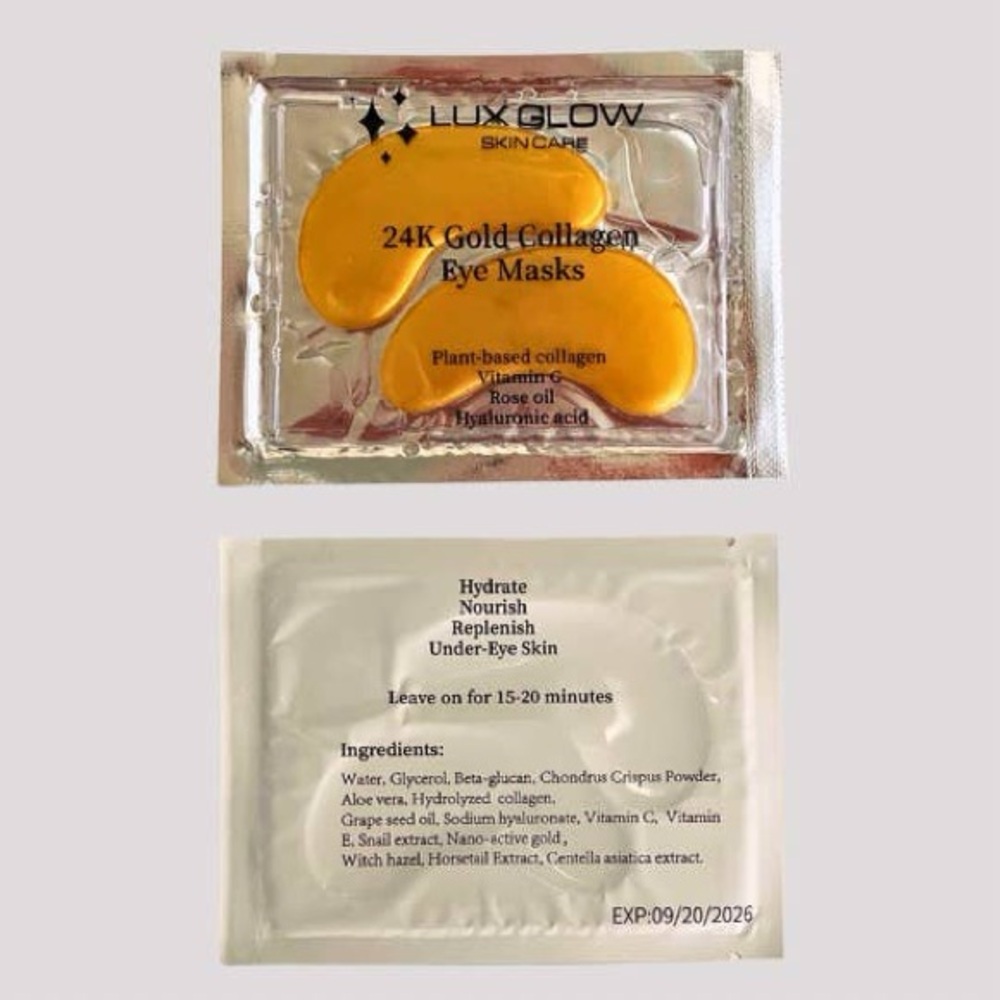 Bundle of 10 Gold Eye Masks